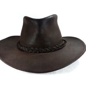 Australian Style Hat Genuine Leather